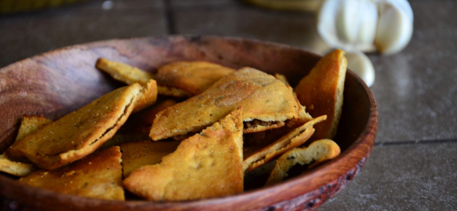 Homemade Whole wheat Pita & Pita Chips
