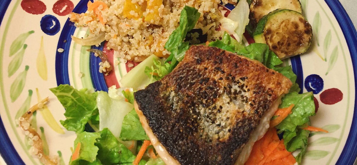 Salmon & Quinoa – a light summer meal