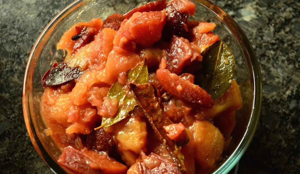 Apple and Plum Compote