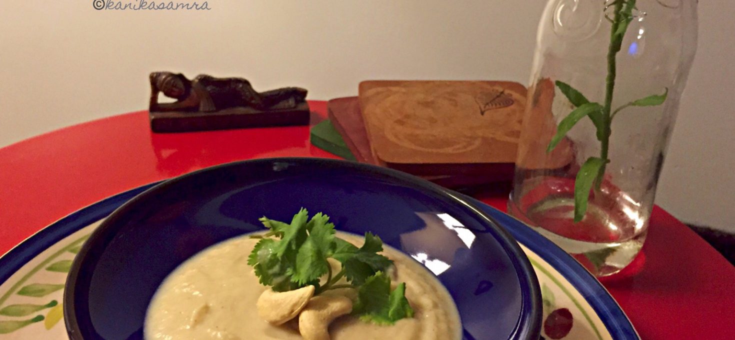 Roasted Cauliflower & Celery Soup