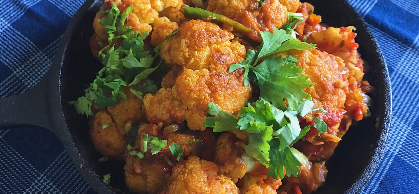 Tadka Gobhi ~ Spicy Cauliflower Stir Fry