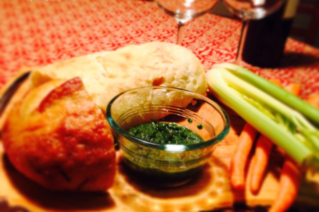 Hari Chutney, mint-coriander dip