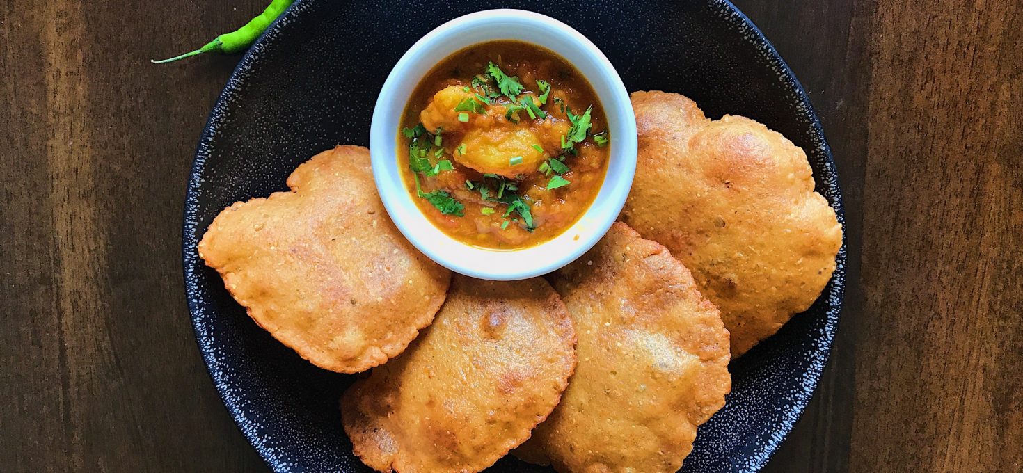 Bedmi Aloo ~ An Old Delhi Special Brunch