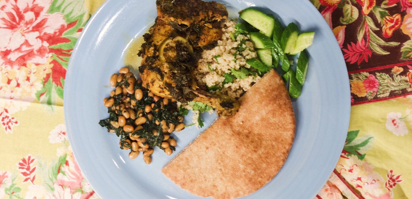 Palakwali Lobiya | Black Eyed Peas with Spinach