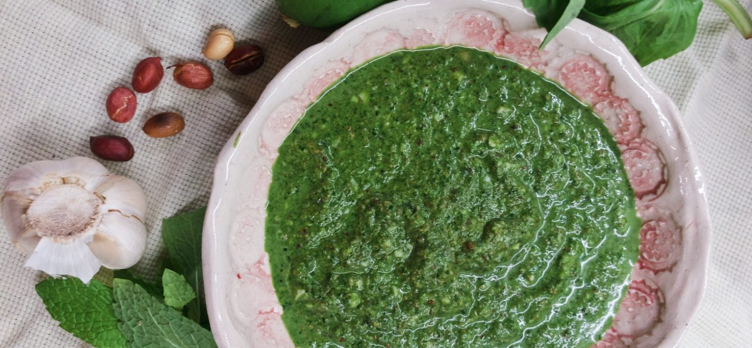 Spinach Peanut Pesto
