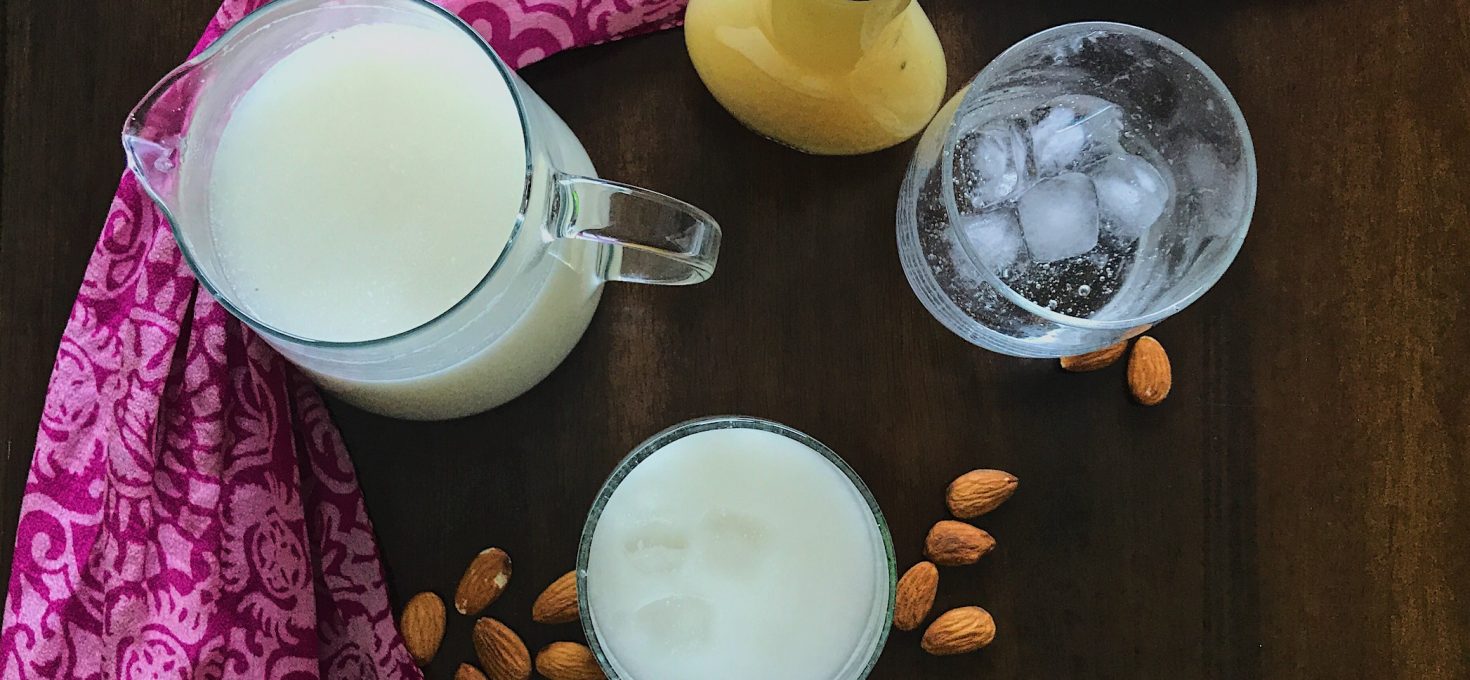 Homemade Badam Sharbat
